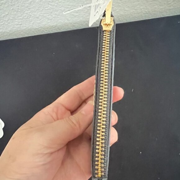 Coach Black Leather card Case EUC - Picture 4 of 5